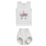 Price and Buy Newborn Vest Top & Shorts Set Model Unicorn