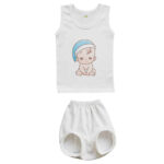 Price and Buy Newborn Vest Top & Shorts Set with Baby Boy Design