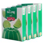 Price and Buy Nooshin Halal Assorted Lime Jelly Powder Pack, 100 gr (x4)