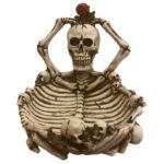 Price and Buy Novelty Ashtray – Functional Piece for Smoking Enthusiasts with Skeleton Design