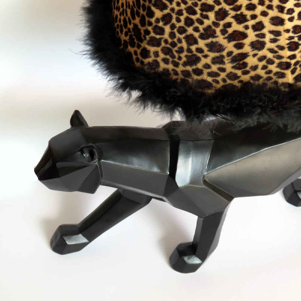 Price and Buy Novelty Table Lamp Handmade Black Ceramic Tiger - Image 3