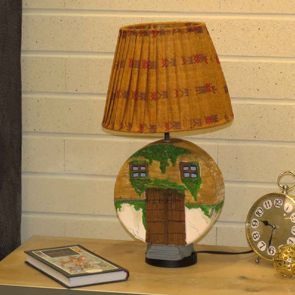 Price and Buy Novelty Table Lamp Handmade Ceramic Cottage - Image 4