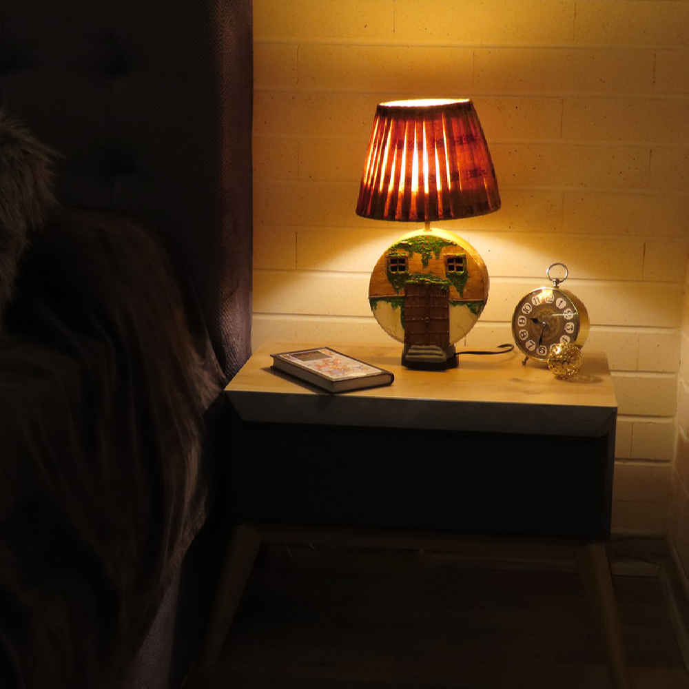 Price and Buy Novelty Table Lamp Handmade Ceramic Cottage - Image 6
