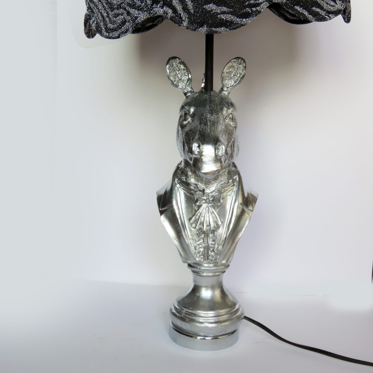 Price and Buy Novelty Table Lamp Handmade Ceramic Zebra - Image 3