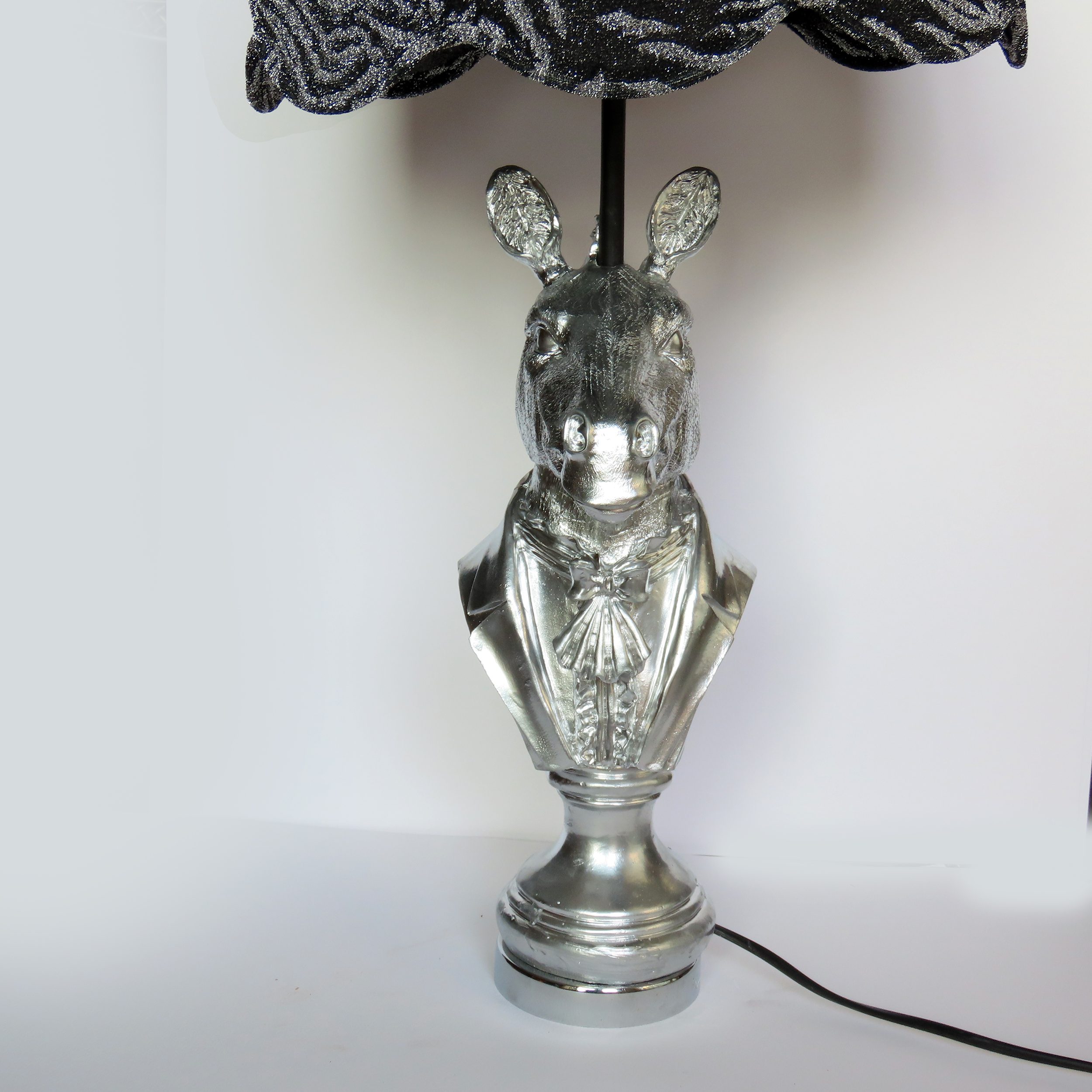 Price and Buy Novelty Table Lamp Handmade Ceramic Zebra - Image 3
