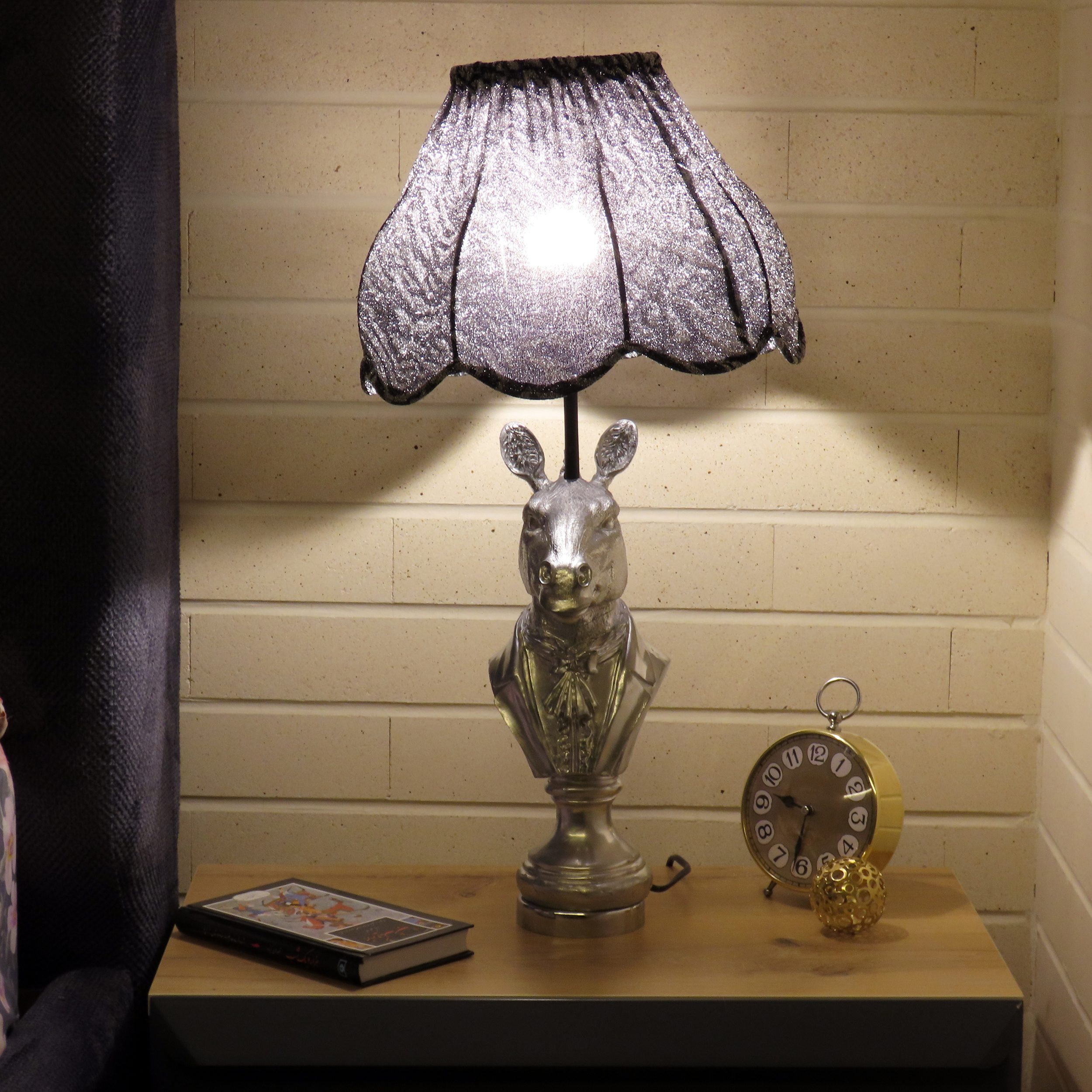 Price and Buy Novelty Table Lamp Handmade Ceramic Zebra - Image 4