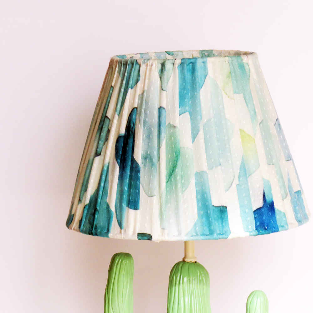 Price and Buy Novelty Table Lamp Handmade Green Ceramic Cactus - Image 5