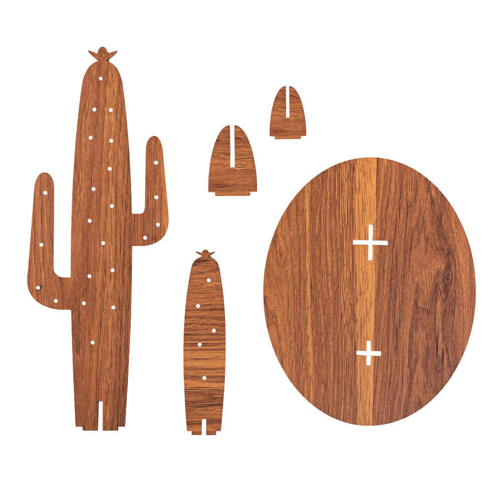 Price and Buy Novelty Wooden Jewelry Holder and Organizer Model Cactus (x2) - Image 3