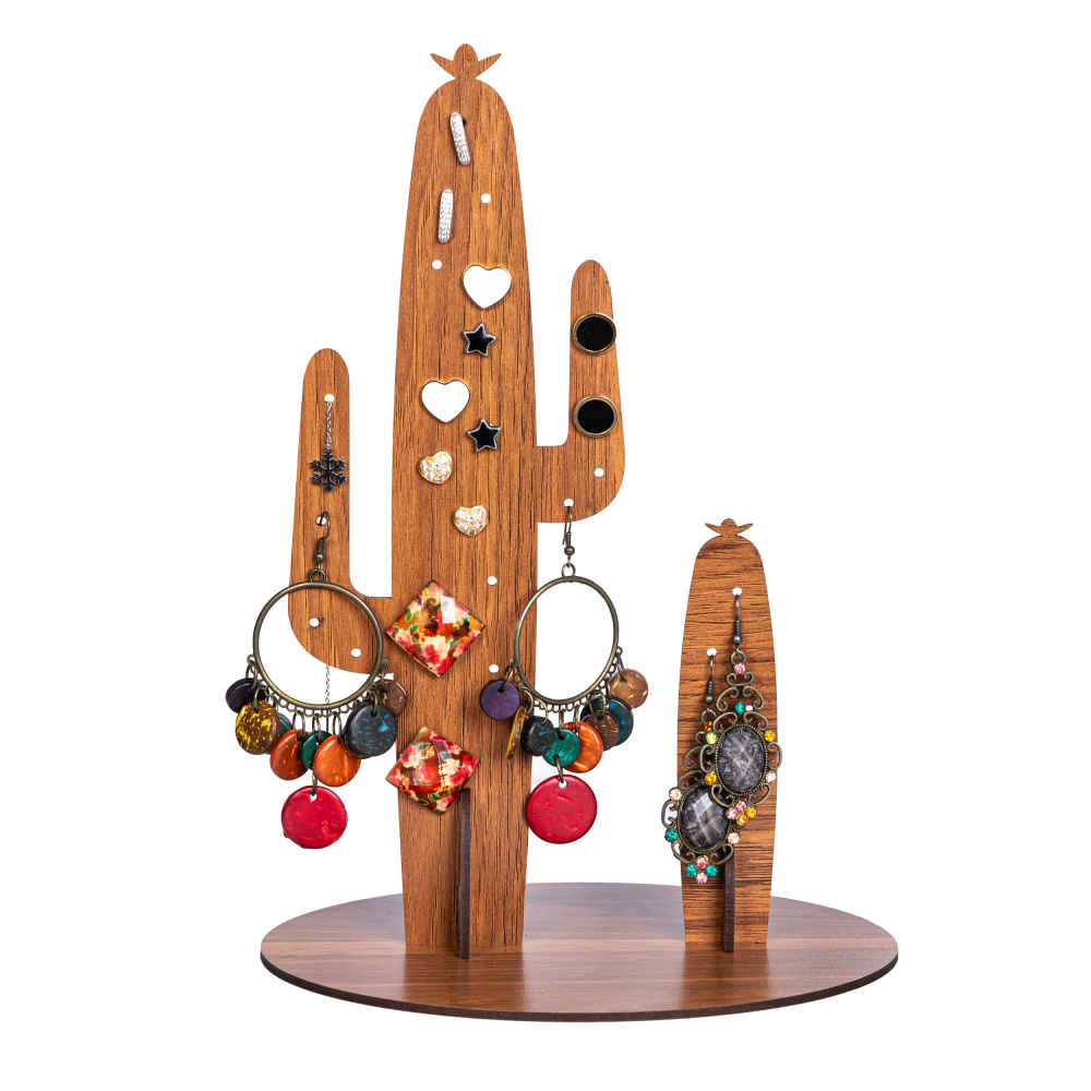 Price and Buy Novelty Wooden Jewelry Holder and Organizer Model Cactus (x2) - Image 4