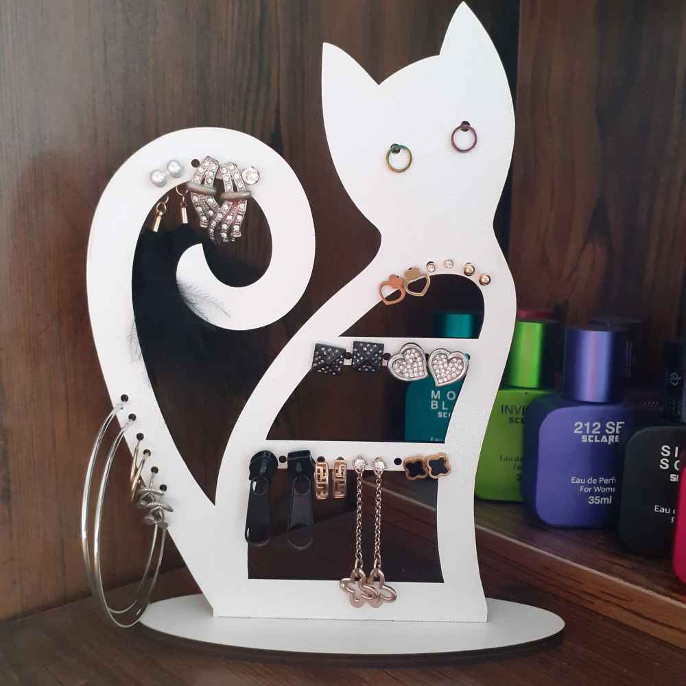 Price and Buy Novelty Wooden Jewelry Holder and Organizer Model Cat (x2) - Image 3