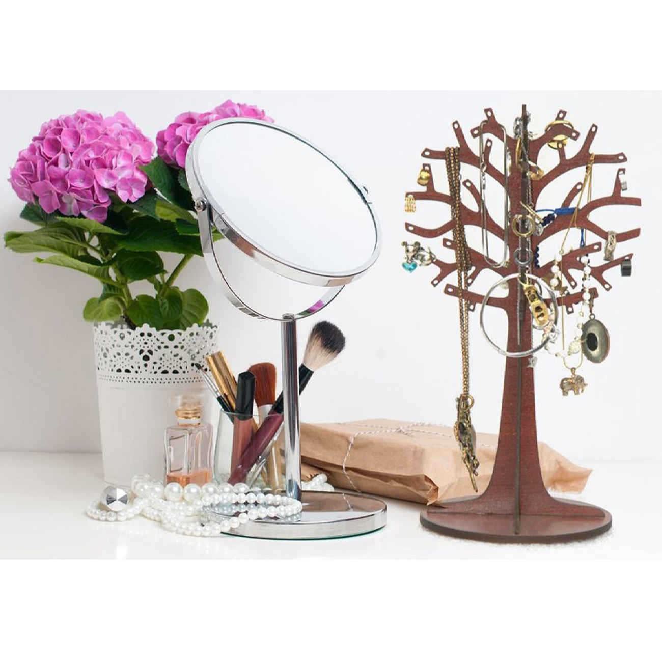 Price and Buy Novelty Wooden Jewelry Holder and Organizer with Tree Design - Image 3