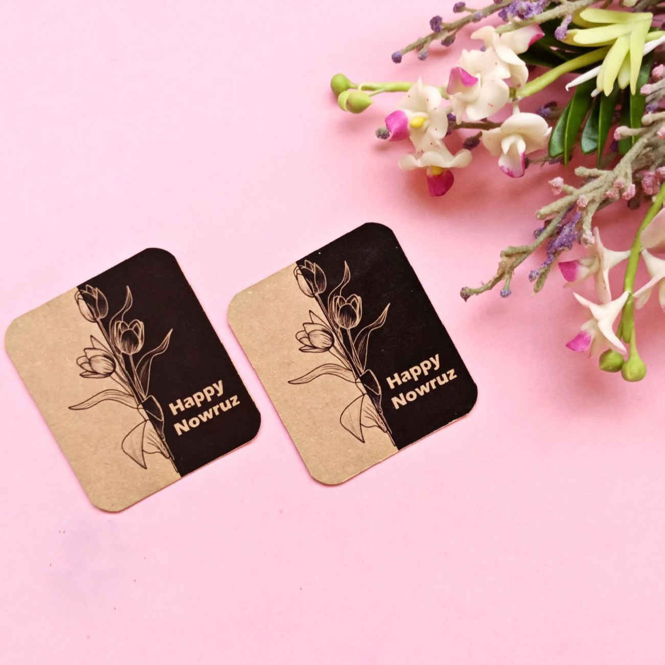 Price and Buy Nowruz Cards with Tulip Pattern (X20)_69022e9d3a57a.jpeg Price and Buy Nowruz Cards with Tulip Pattern (X20) - Image 1