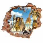 Price and Buy Nursery 3D Wall Sticker for Baby’s Room Model Madagascar