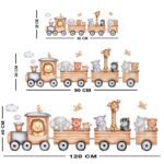 Price and Buy Nursery Wall Sticker for Baby’s Room Model Animal Train - Image 5