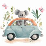 Price and Buy Nursery Wall Sticker for Baby’s Room Model Happy Koala