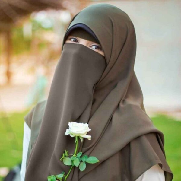 Price and Buy Olive Green Islamic Square Scarf & Half Niqab Set for Women_68fdc4b9c35a6.jpeg Price and Buy Olive Green Islamic Square Scarf & Half Niqab Set for Women