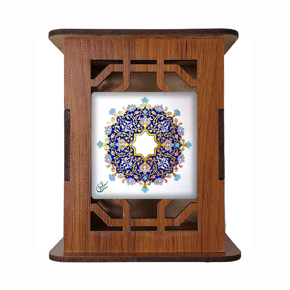 Price and Buy Omid Style – Persian-Inspired Wooden Pen Organizer for Workspaces