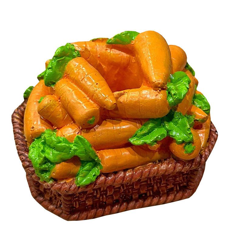 Price and Buy Orange Carrots in Basket Toothpick Holder