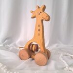 Price and Buy Organic Wooden Giraffe Toy Rattle – Suitable for Baby Showers