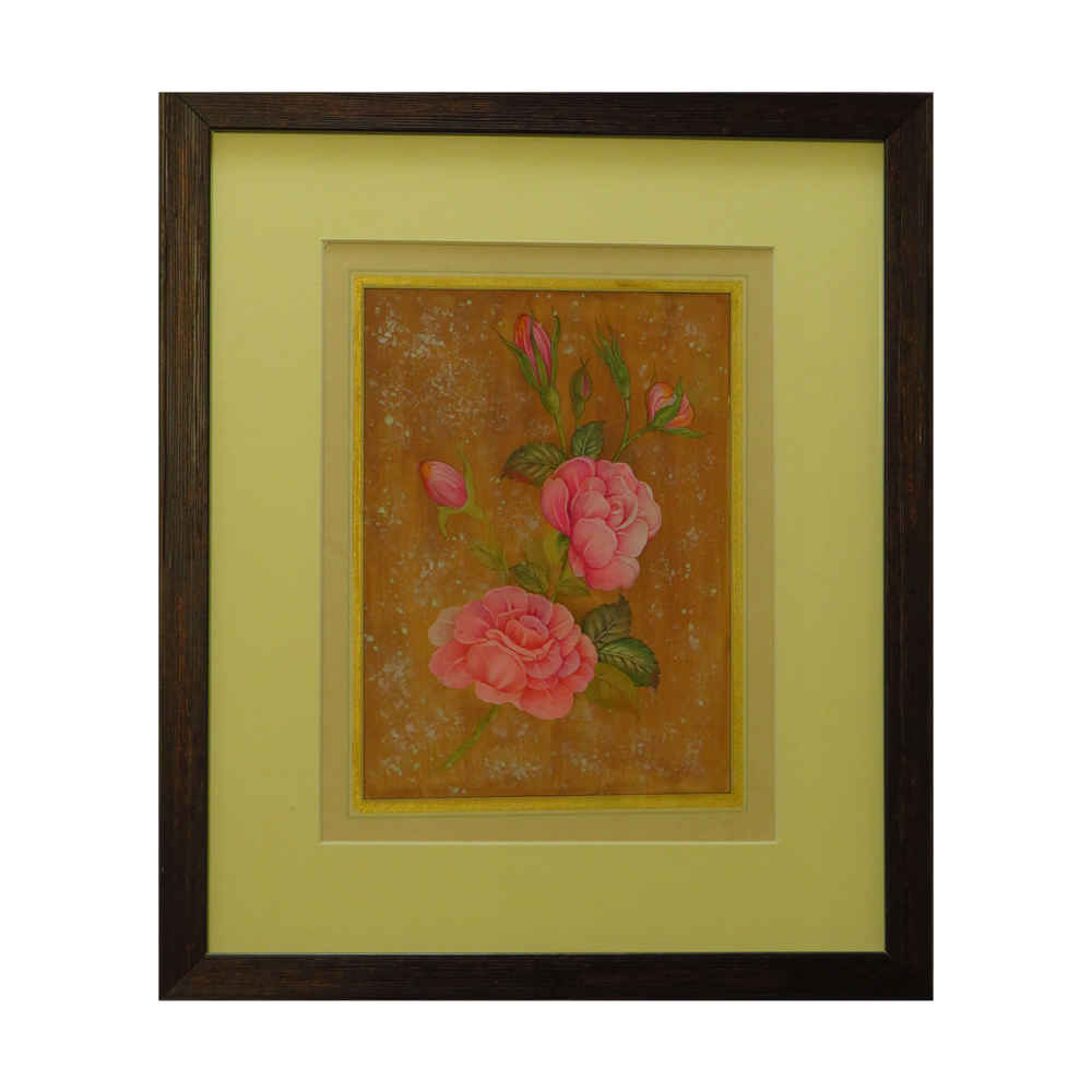 Price and Buy Original Flower Art Painting – Watercolor on Cardboard Roses by Samira Kazemzadeh