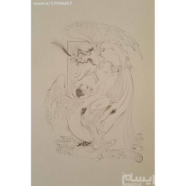 Price and Buy Original Persian Miniature Art Painting: Watercolor – Angel and Demon_68f4c88907791.jpeg Price and Buy Original Persian Miniature Art Painting: Watercolor – Angel and Demon