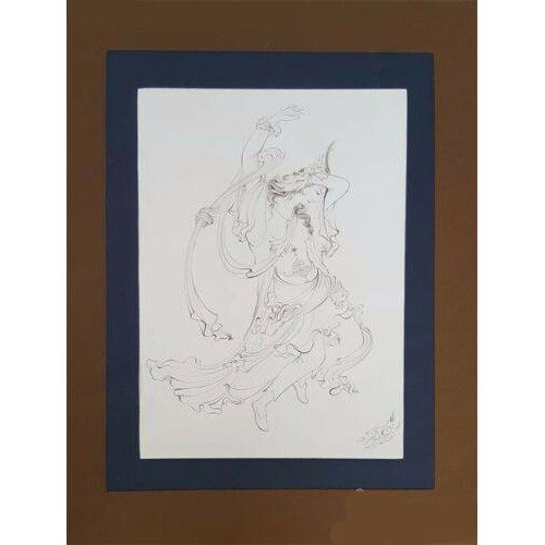 Price and Buy Original Persian Miniature Art Painting: Watercolor – Dance in Wind_68f27a96e7bd7.jpeg Price and Buy Original Persian Miniature Art Painting: Watercolor – Dance in Wind
