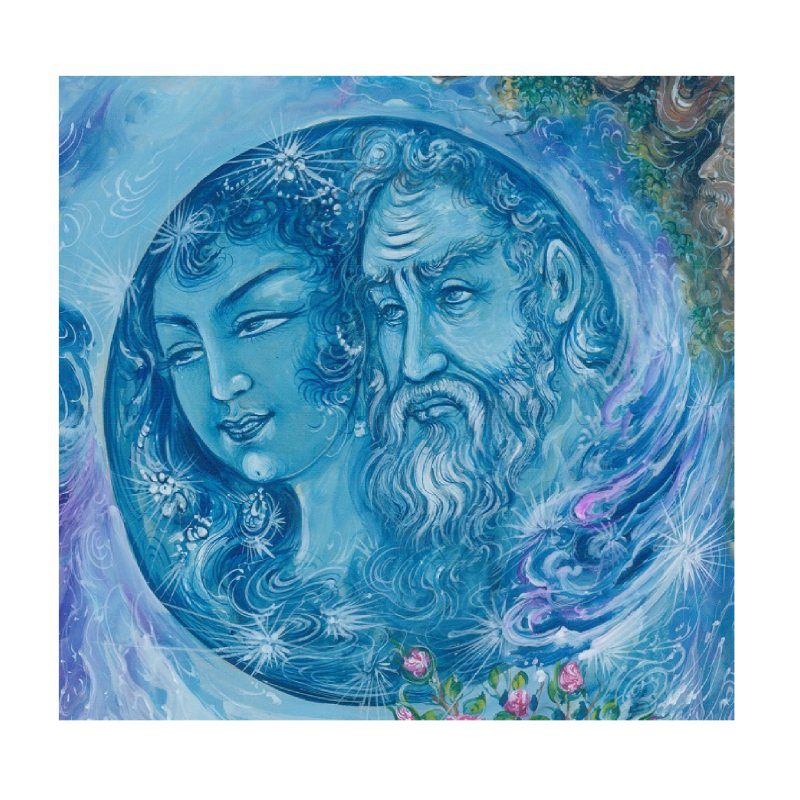 Price and Buy Original Persian Miniature Art Painting: Watercolor – Khayam by Rasoul Motamedi - Image 3
