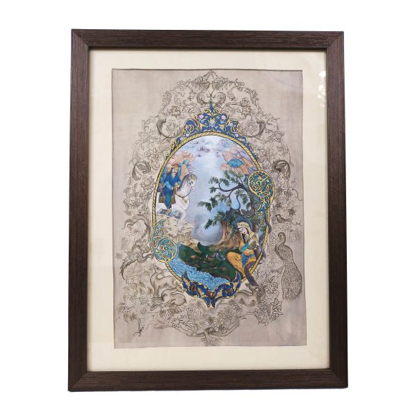 Price and Buy Original Persian Miniature Art Painting: Watercolor – The World of Love by Niloofar Hosseinpour_68f6ad2f2a267.jpeg Price and Buy Original Persian Miniature Art Painting: Watercolor – The World of Love by Niloofar Hosseinpour