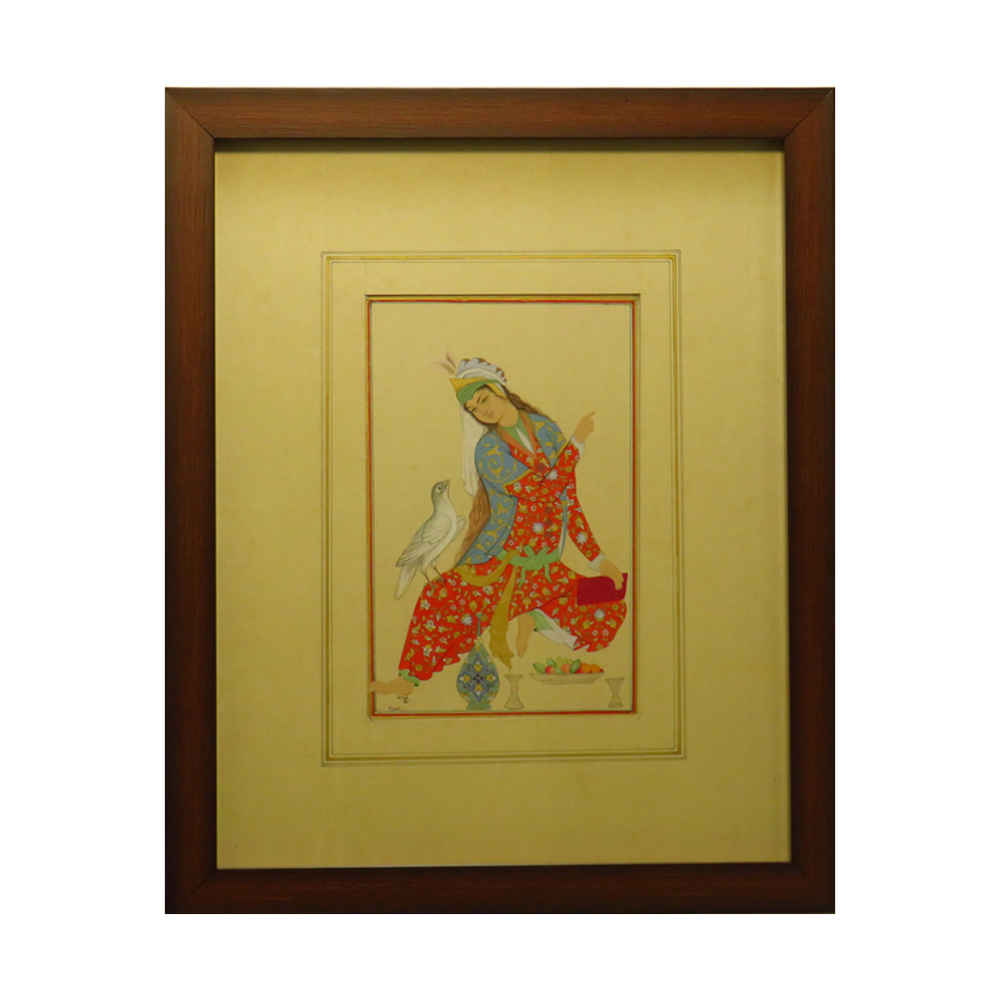 Price and Buy Original Persian Safavid Art Painting: Watercolor and Gouache on Cardboard – Abbasi