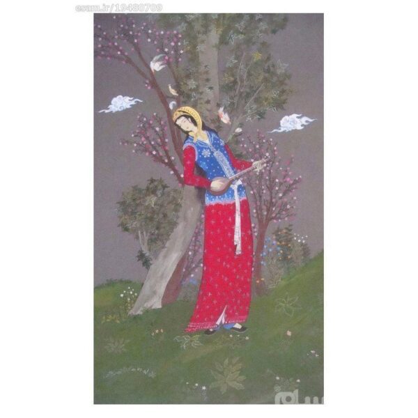 Price and Buy Original Persian Safavid Art Painting: Watercolor and Gouache on Cardboard – Spring and Setar_68f2f91c13598.jpeg Price and Buy Original Persian Safavid Art Painting: Watercolor and Gouache on Cardboard – Spring and Setar