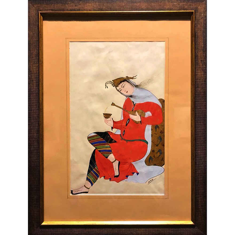 Price and Buy Original Persian Safavid Art Painting: Watercolor and Gouache on Cardboard – Tazhib