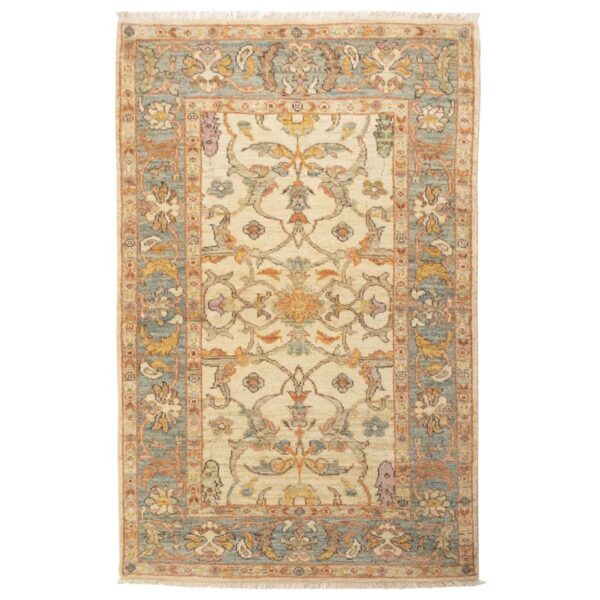Price and Buy Original Persian Wool Carpet Hand-Knotted in Shiraz Bordered Cream_68ff15b911359.jpeg Price and Buy Original Persian Wool Carpet Hand-Knotted in Shiraz Bordered Cream