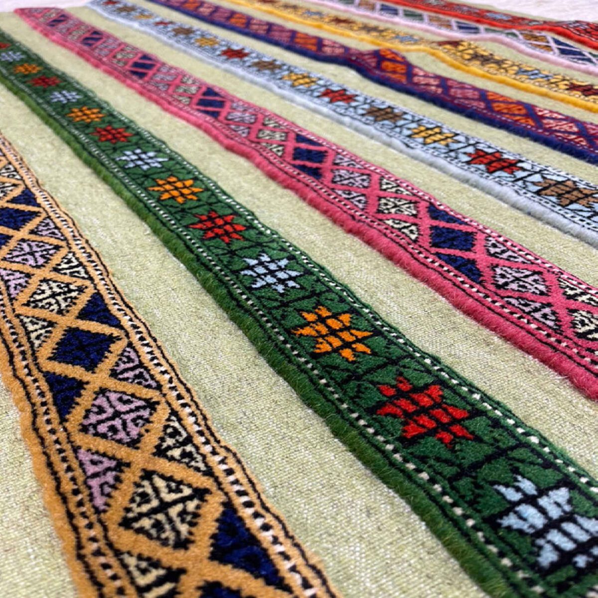 Price and Buy Original Persian Wool Kilim Rug Handwoven in Golestan Striped - Image 4