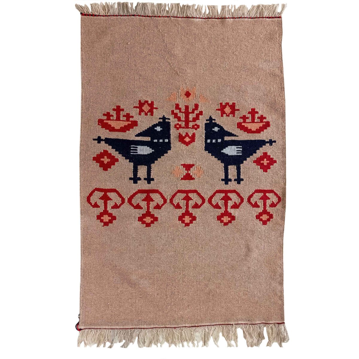 Price and Buy Original Persian Wool Kilim Rug Handwoven in Isfahan Mina Bird