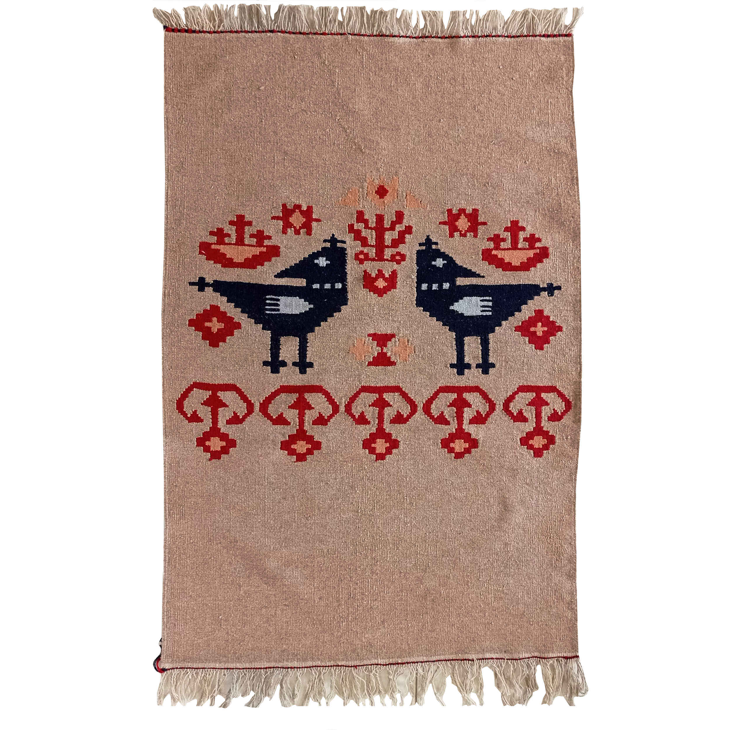 Price and Buy Original Persian Wool Kilim Rug Handwoven in Isfahan Mina Bird