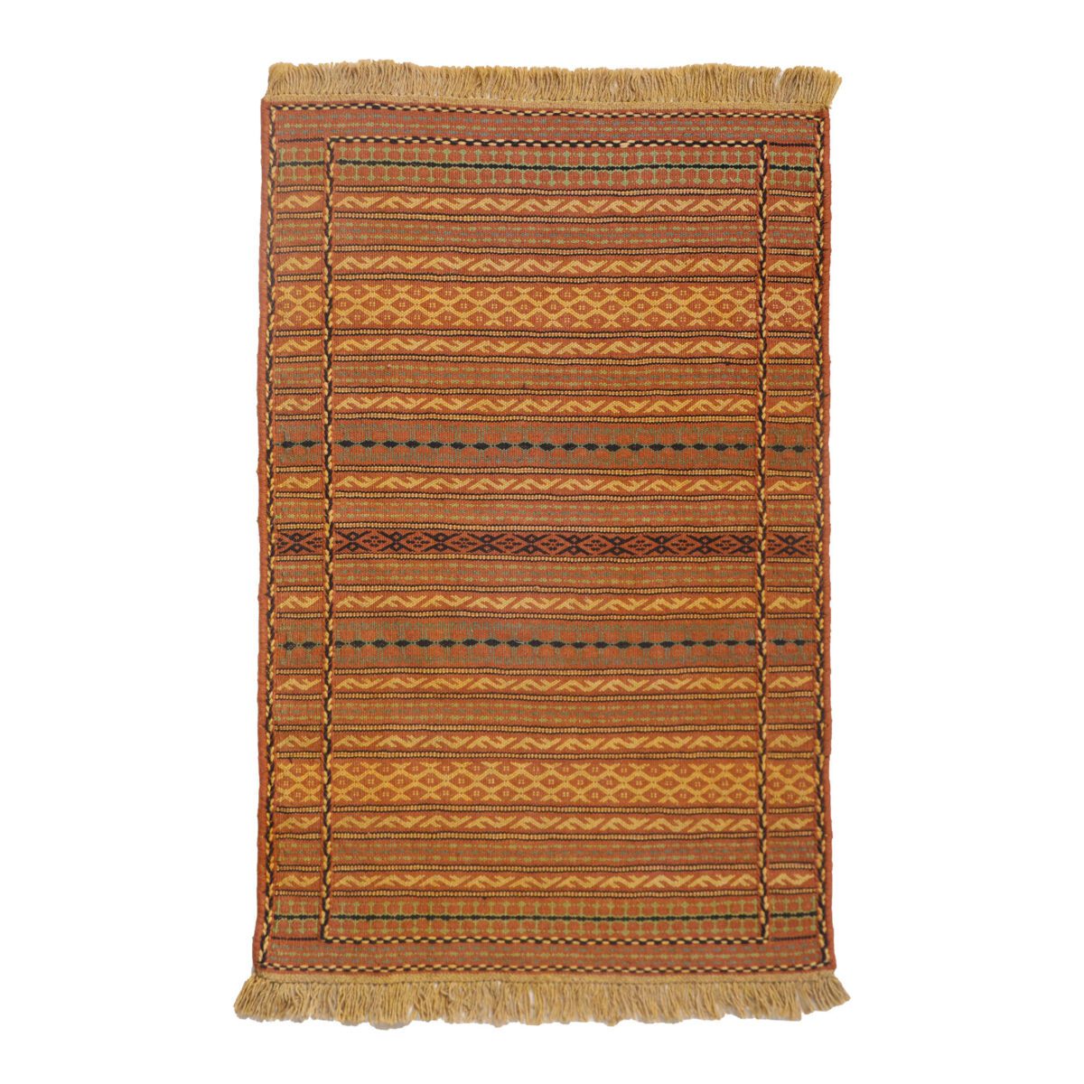 Price and Buy Original Persian Wool Kilim Rug Handwoven in Khorasan Striped