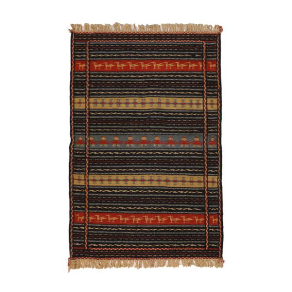 Price and Buy Original Persian Wool Kilim Rug Traditionally Handwoven in Khorasan Striped_68fefb4496eb4.jpeg Price and Buy Original Persian Wool Kilim Rug Traditionally Handwoven in Khorasan Striped