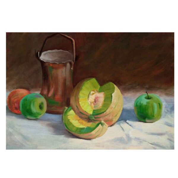 Price and Buy Original Realism Art Painting – Oil on Cardboard, Fruits