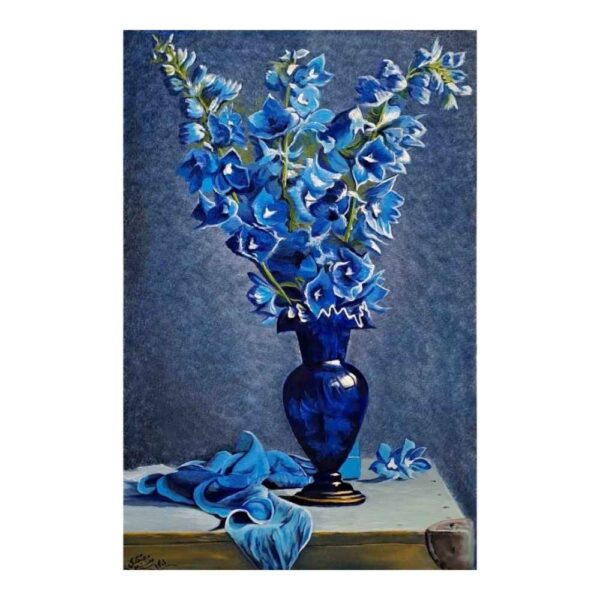 Price and Buy Original Realism Painting – Oil on Canvas, Blue Flower by Ahmad Motaghedi_68fc4becb632c.jpeg Price and Buy Original Realism Painting – Oil on Canvas, Blue Flower by Ahmad Motaghedi