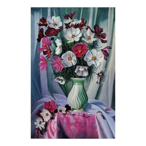 Price and Buy Original Realism Painting -Oil on Canvas, Flowers in Vase by Ahmad Motaghedi_68fc4be500def.jpeg Price and Buy Original Realism Painting -Oil on Canvas, Flowers in Vase by Ahmad Motaghedi