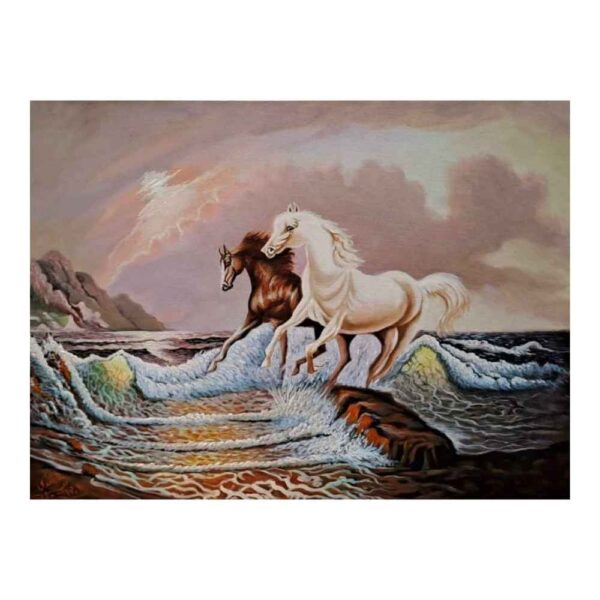 Price and Buy Original Realism Painting -Oil on Canvas, Horses by Ahmad Motaghedi_68fc4bff84400.jpeg Price and Buy Original Realism Painting -Oil on Canvas, Horses by Ahmad Motaghedi