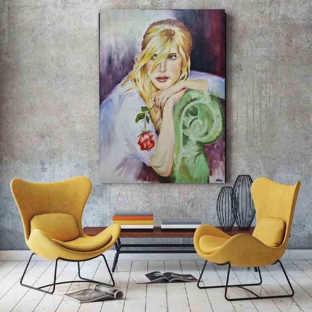 Price and Buy Original Realism Painting – Oil on Canvas, Woman - Image 3