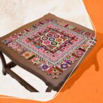 Price and Buy Ornate Persian Velvet Tablecloth with Intricate Geometric Motif - Image 3