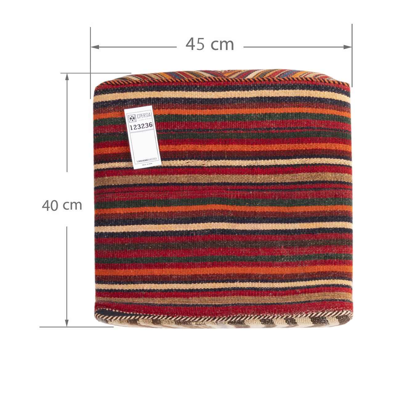 Price and Buy Ottoman Kilim Pouf with the Origin Iran Handcrafted AP - Image 5