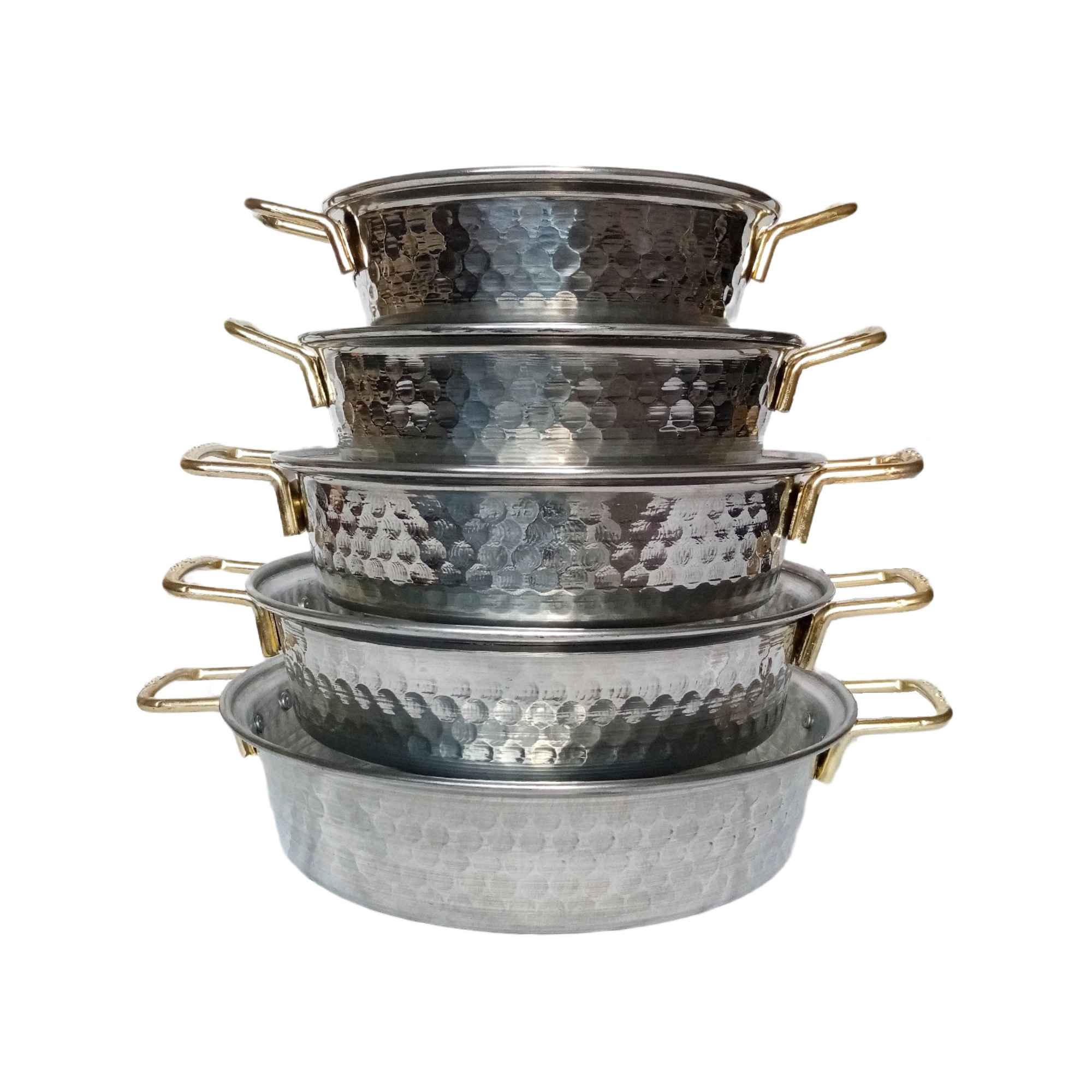 Price and Buy Outdoor Camping Pan – Lightweight, Campfire Ready, Set of 5