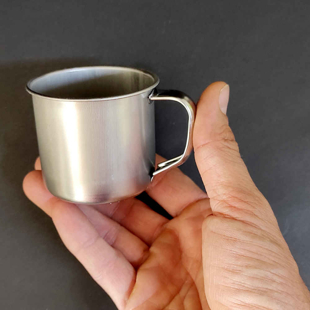 Price and Buy Outdoor Camping Steel Cup with Handle – Lightweight & Unbreakable - Image 4