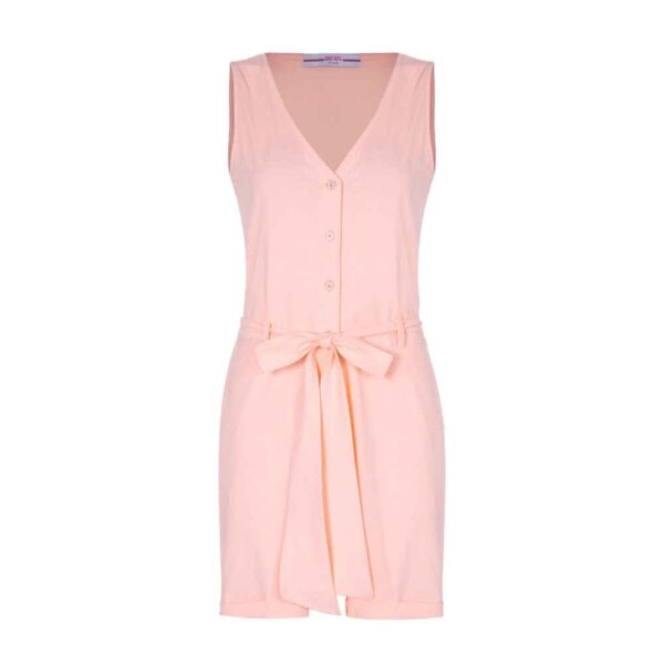 Price and Buy Overall Romper for Women Pink with Short Leg and Side Belt Elaheh_68fc4f36a7f46.jpeg Price and Buy Overall Romper for Women Pink with Short Leg and Side Belt Elaheh