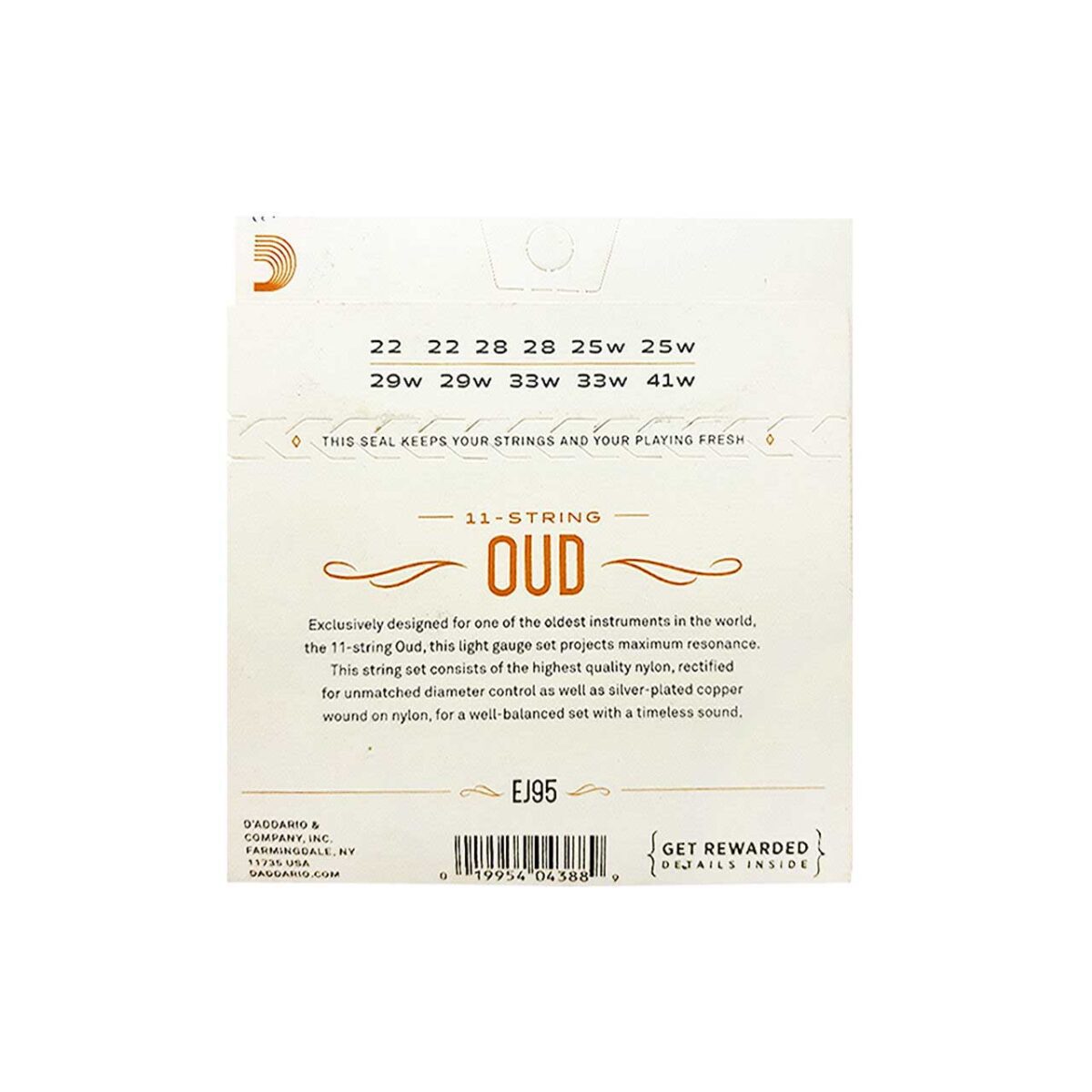 Price and Buy Pack of Strings for Oud Instrument Model Daddario - Image 3