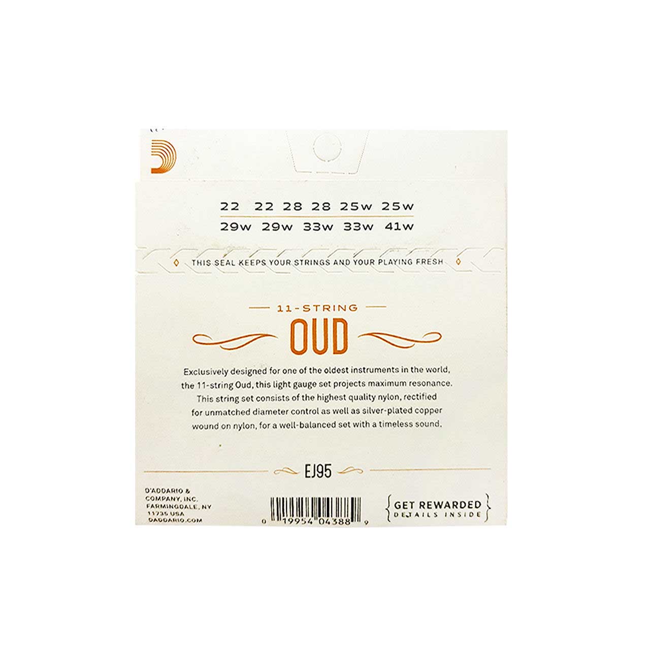 Price and Buy Pack of Strings for Oud Instrument Model Daddario - Image 3