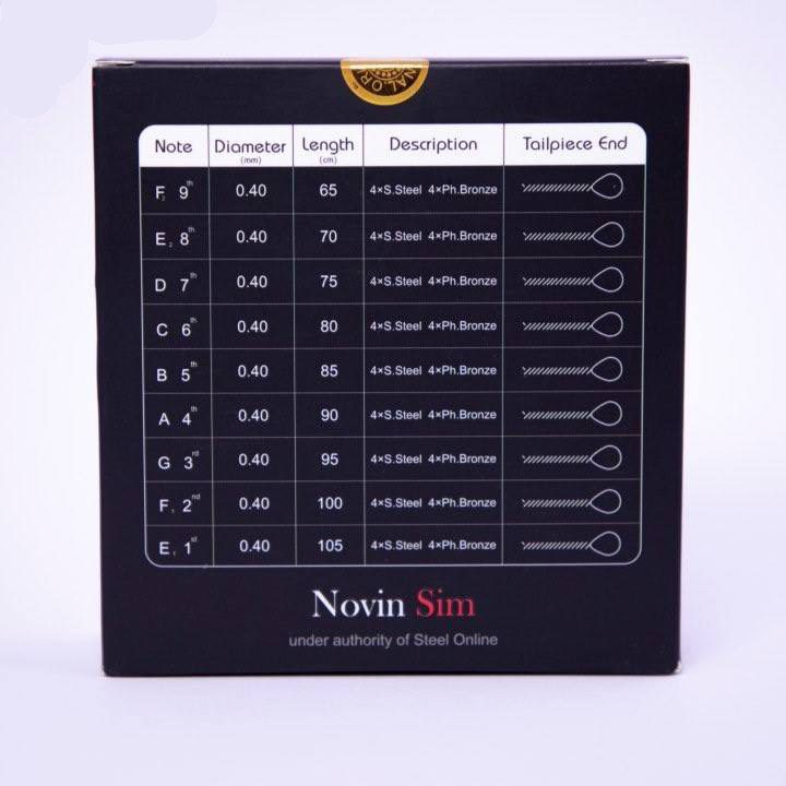 Price and Buy Pack of Strings For Persian Santur Brand Novin 040 - Image 3